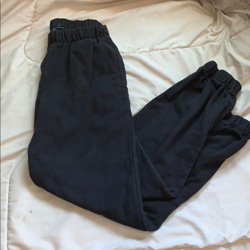black rosa brandy melville sweatpants!